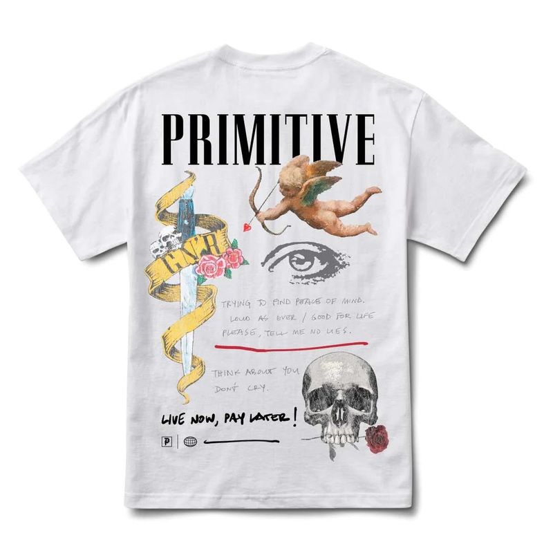 Primitive X Guns N’ Roses Don’t Cry T-Shirt – White
