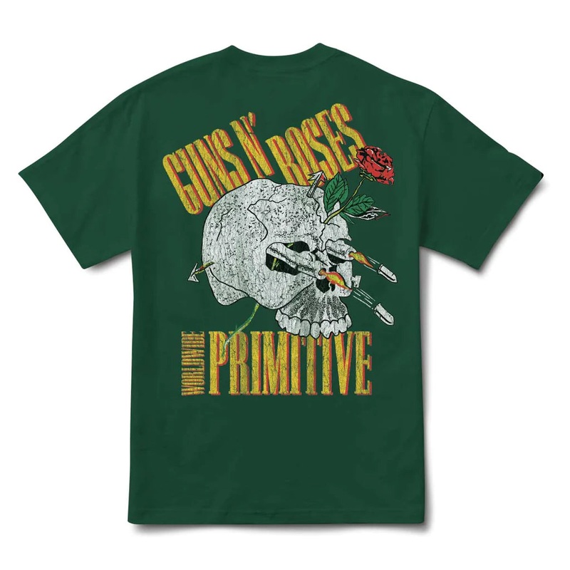 Primitive X Guns N’ Roses Nightrain T-Shirt – Forest Green