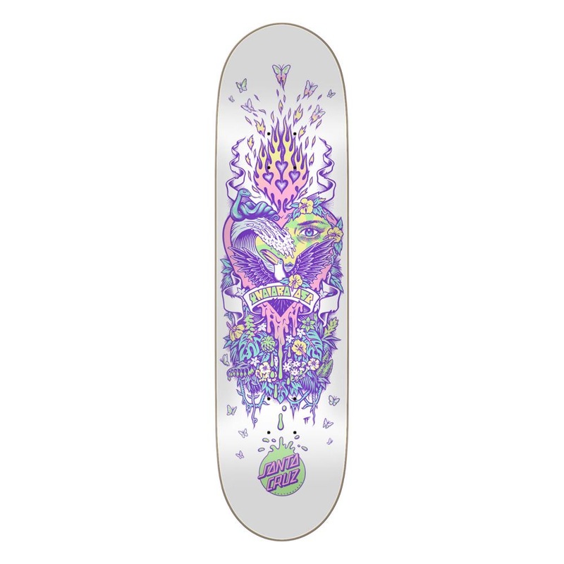 Santa Cruz Asp Paradise Pro Twin Skateboard Deck – 8.0