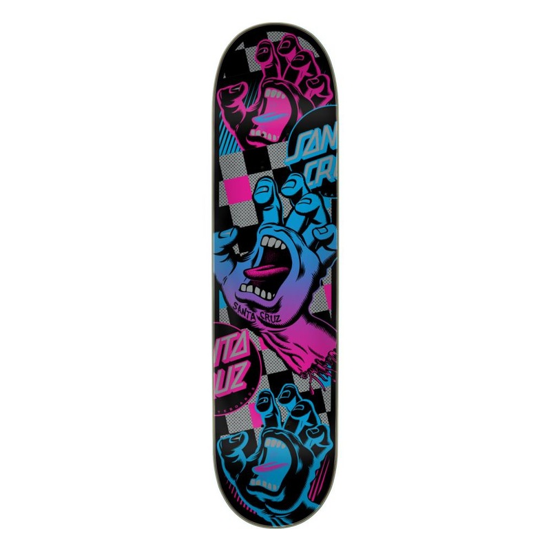 Santa Cruz Check Trap Hand Skateboard Deck – 7.75