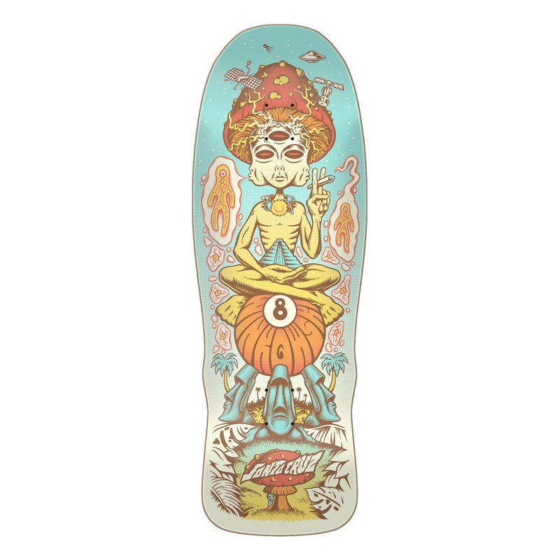 Santa Cruz Winkowski Spaced Out Shaped Skateboard Deck – 10.35