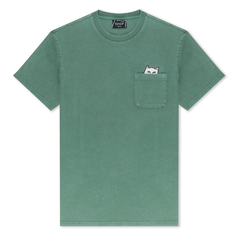 RIPNDIP Lord Nermal Pocket T Shirt – Olive Mineral