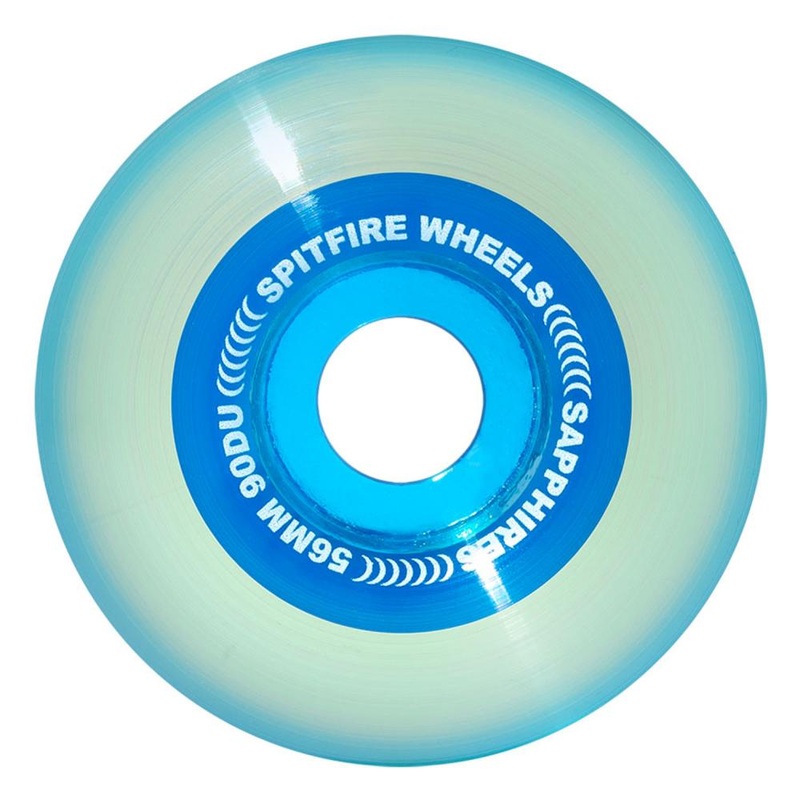 Spitfire Sapphires Blue Skateboard Wheels – 56mm 90D