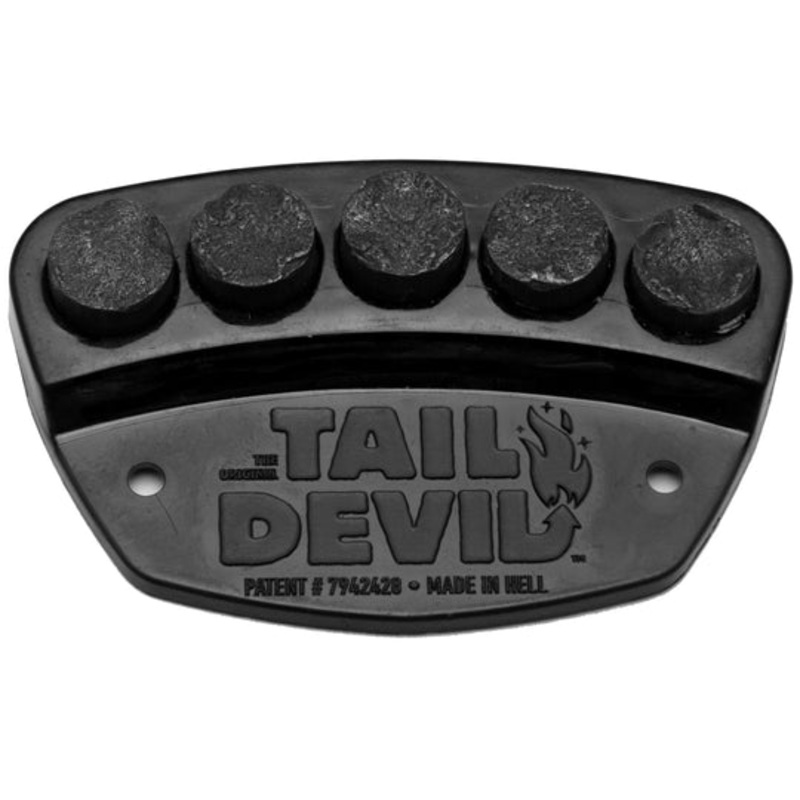 Tail Devil Skateboard Spark Plate – Black