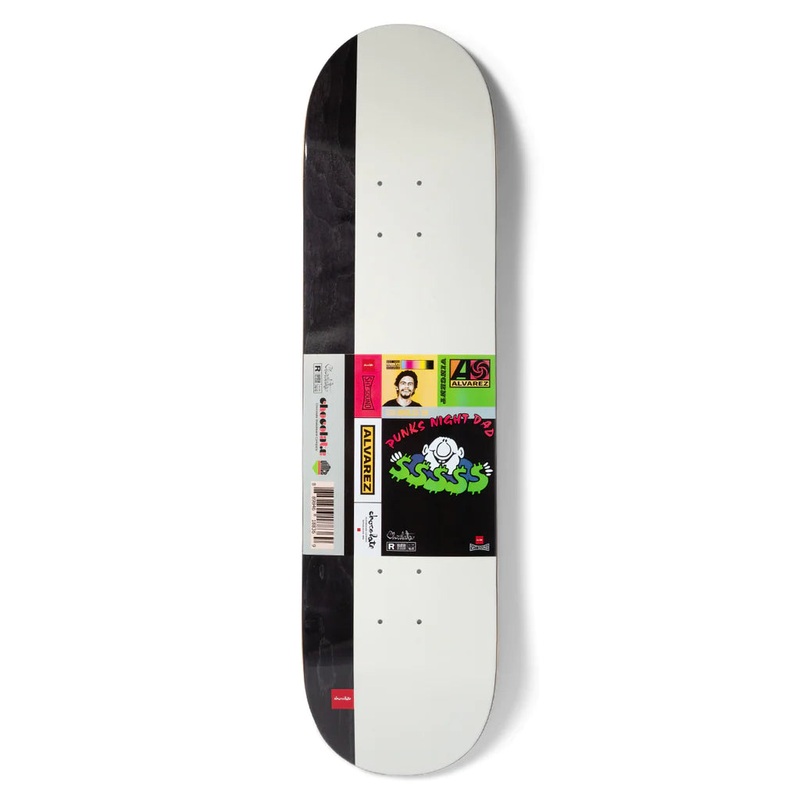 Chocolate Alvarez Mixtape Skateboard Deck – 8.25
