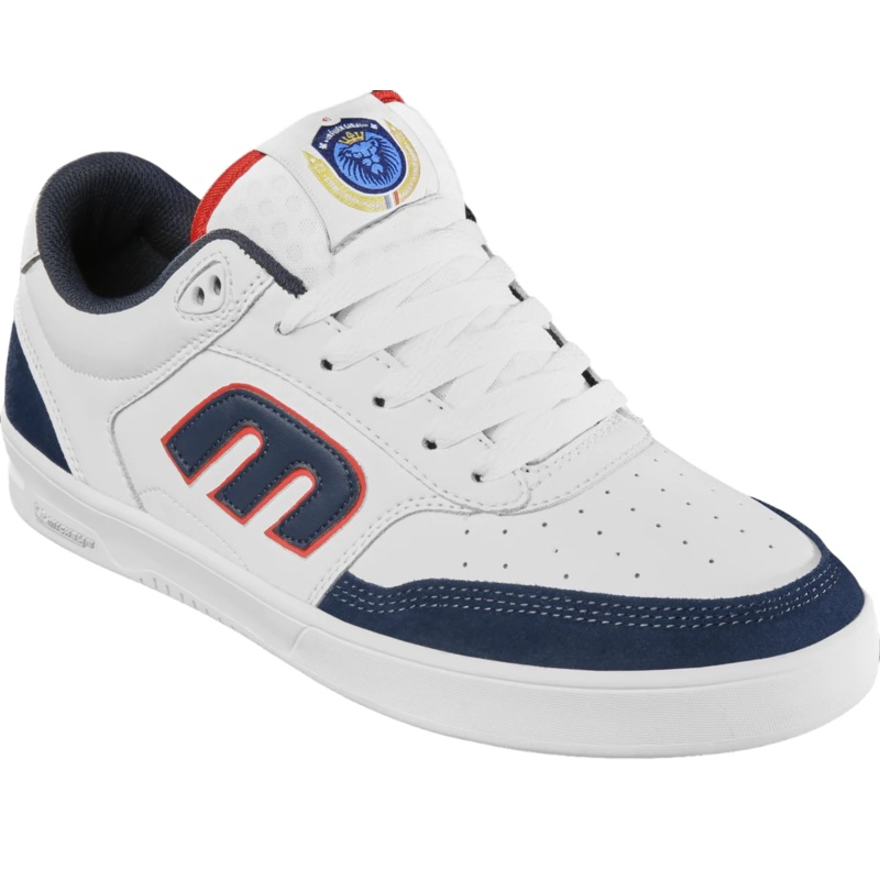 Etnies The Aurelien Michelin Skate Shoes – White/Navy/Red