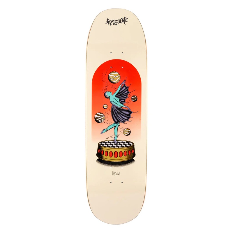Welcome Ryan Reyes Dancer On Baculus 2.0 Bone/Gold Foil Skateboard Deck – 9.0