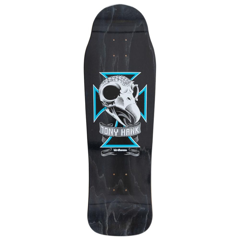 Birdhouse Skull 2 Old School Pro Skateboard Deck – 9.75