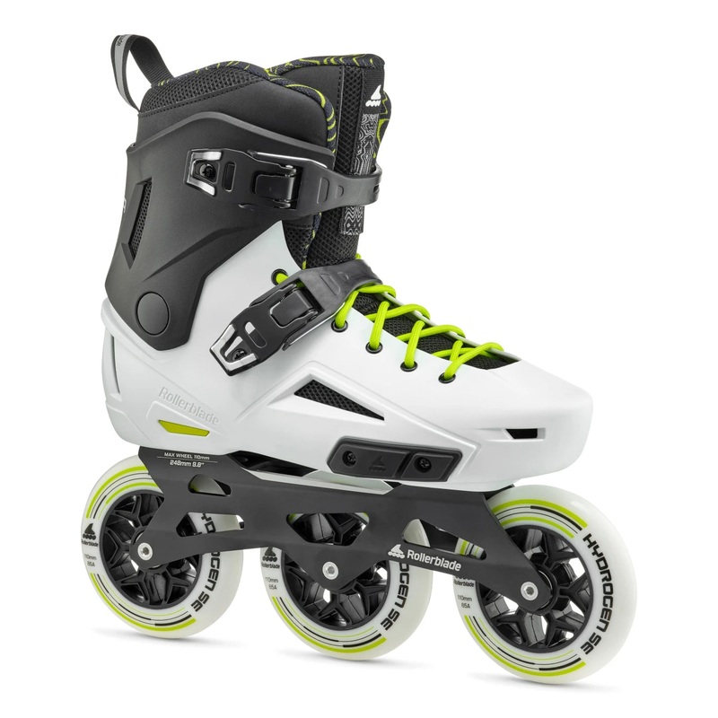 Rollerblade Lightning 110 3WD Inline Skates – White/Black