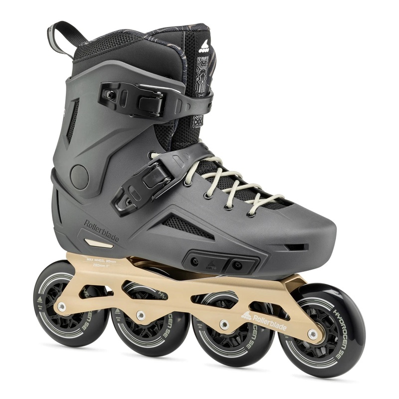 Rollerblade Lightning 90 Men’s Inline Skates – Anthracite/Taupe