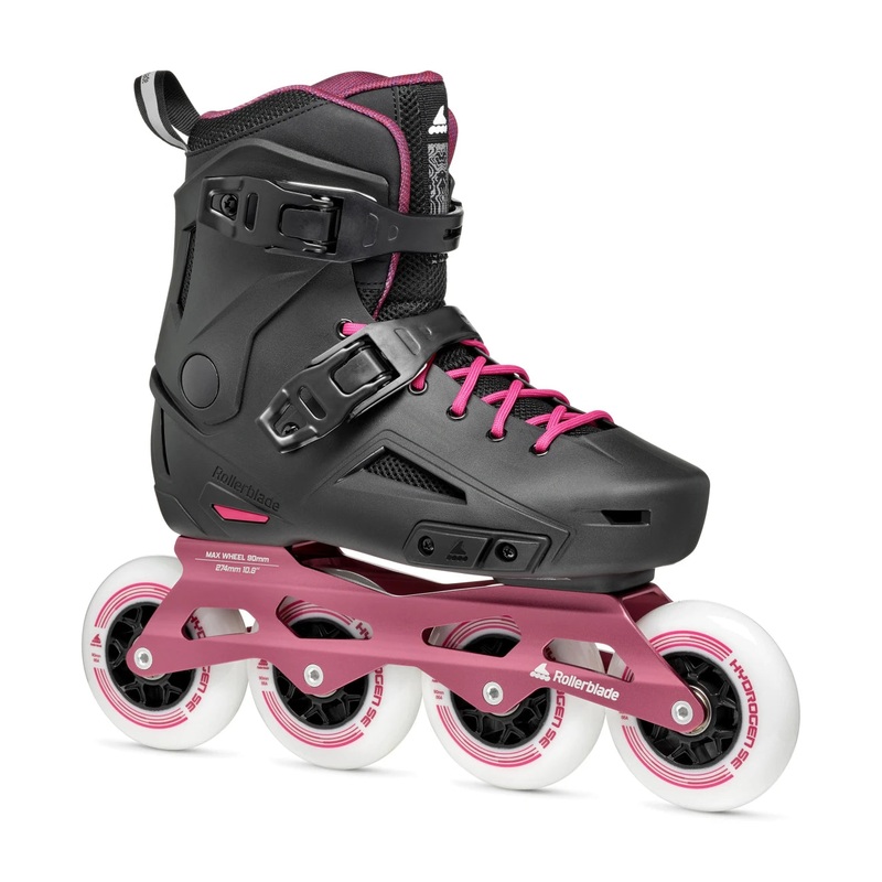 Rollerblade Lightning 90 Women’s Inline Skates – Black/Sangria