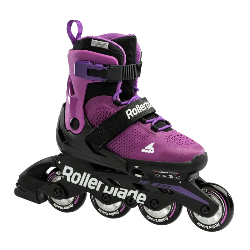 Rollerblade Microblade Adjustable Kids Skates – Purple/Black