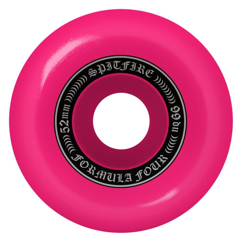 spitfire-formula-four-og-classics-pink-skateboard-wheels-52mm-99d_1 Spitfire Formula Four OG Classics Pink Skateboard Wheels – 52mm 99D