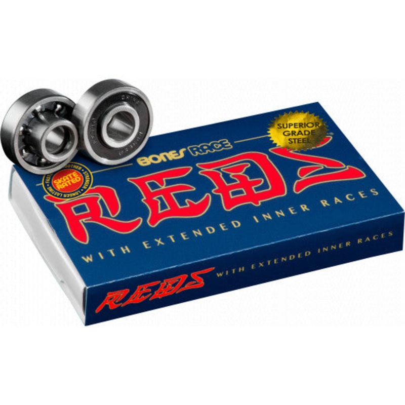 Bones Race Reds Bearings – 8mm 8 pack