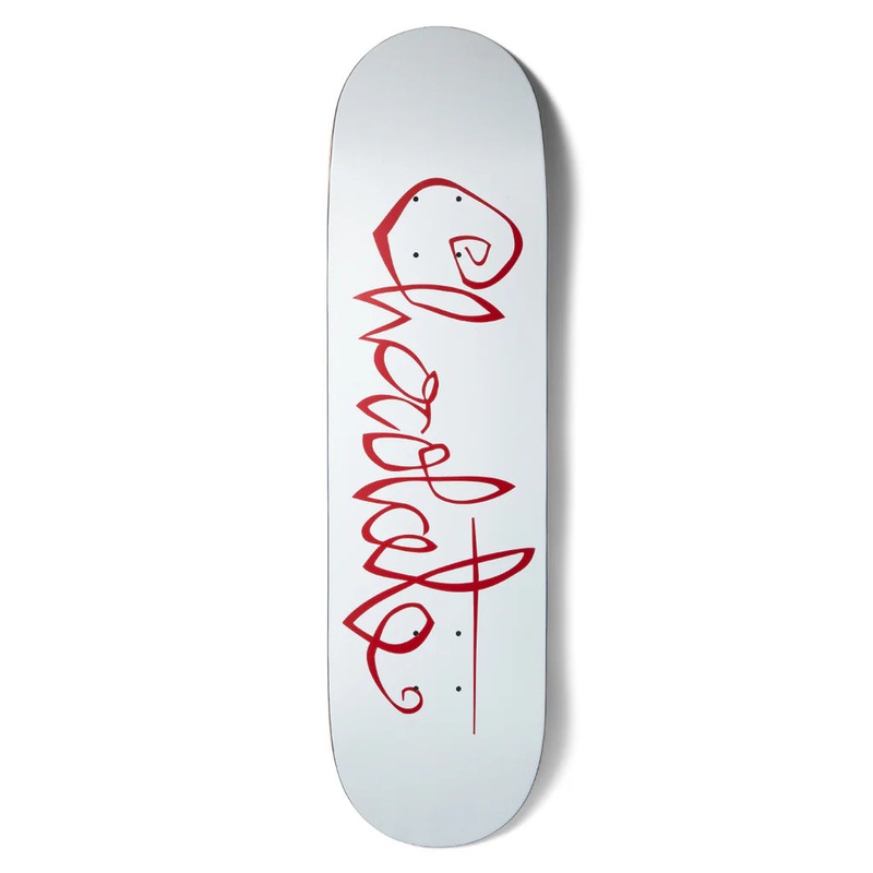 Chocolate Trahan OG Script Skateboard Deck – 8.5