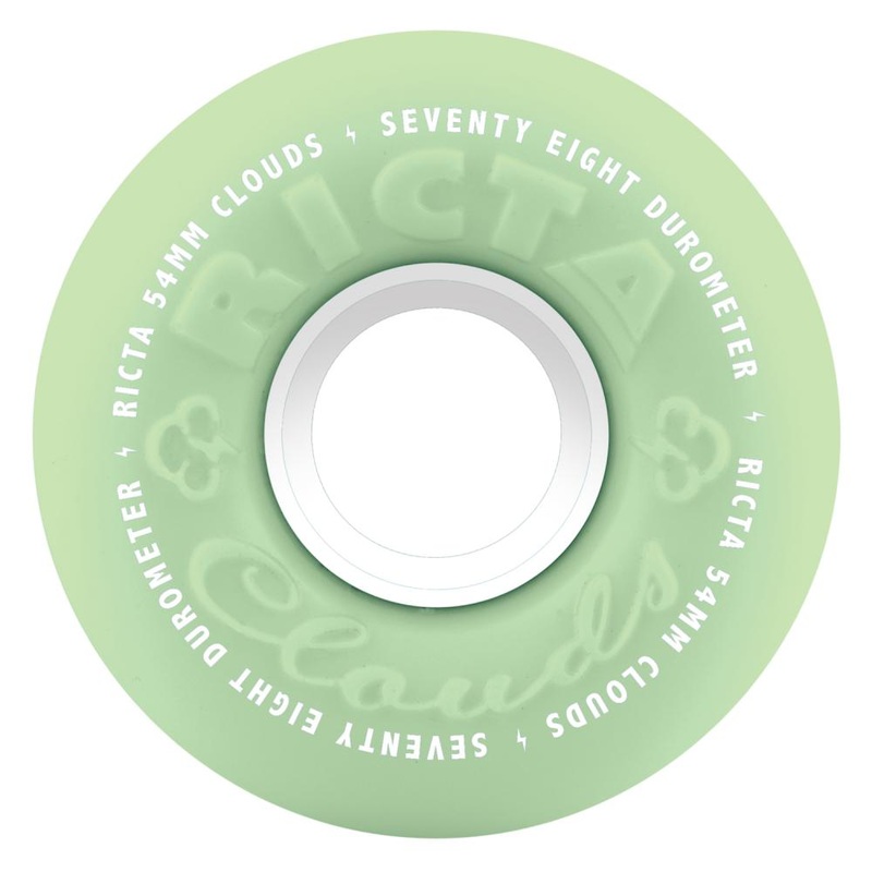 Ricta Clouds Glow In The Dark Skateboard Wheels – 54mm 78a