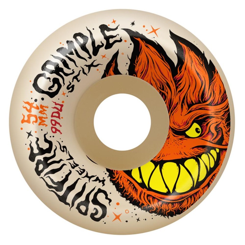 Spitfire X Grimple F4 Grimplehead Lock In Full Skateboard Wheels – 54mm 99du