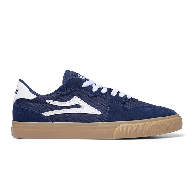 Lakai York Skate Shoes – Navy/Gum Suede