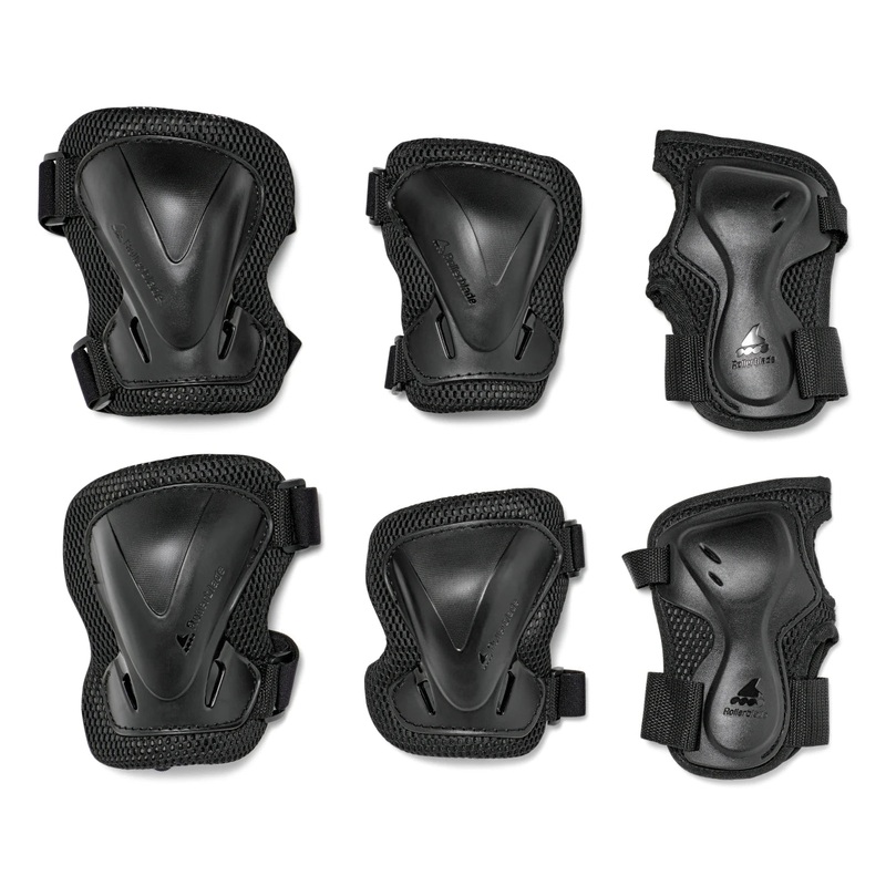 Rollerblade Evo Pro Gear Triple Pad Set – Black