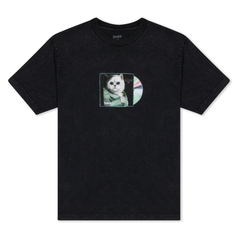RIPNDIP Nerm 3 T Shirt – Black Vintage Wash