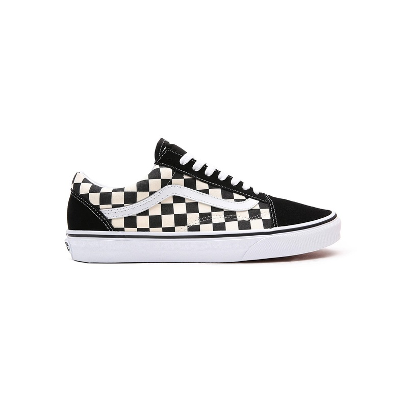 Old Skool Primary Check Black/White Shoes