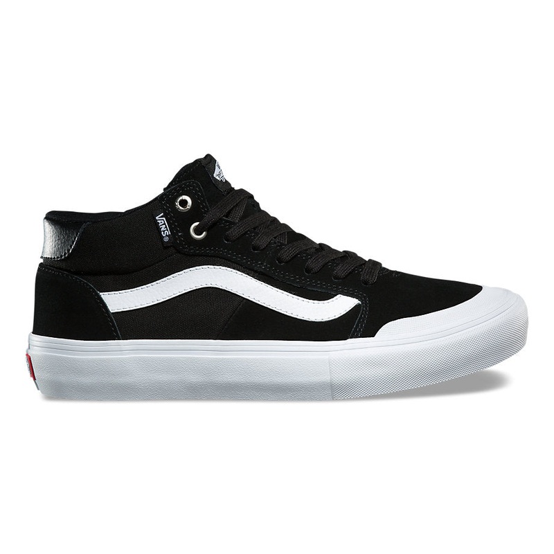 Style 112 Mid Pro Shoes|08|08.5|09|09.5|10|10.5|11|11.5|12|BLACK/WHITE (Y28)