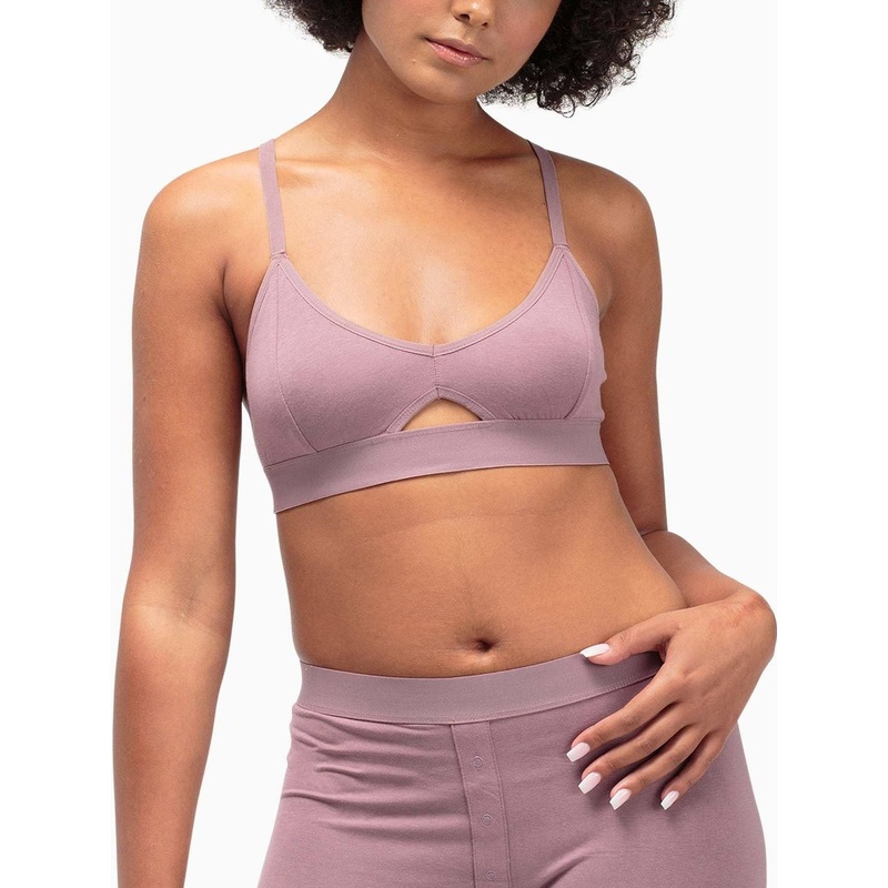 Cutout Bralette|XS|SM|MED|LRG|XL|PLUM|BLACK|BERRY|SUMMER CINNAMON|BONE