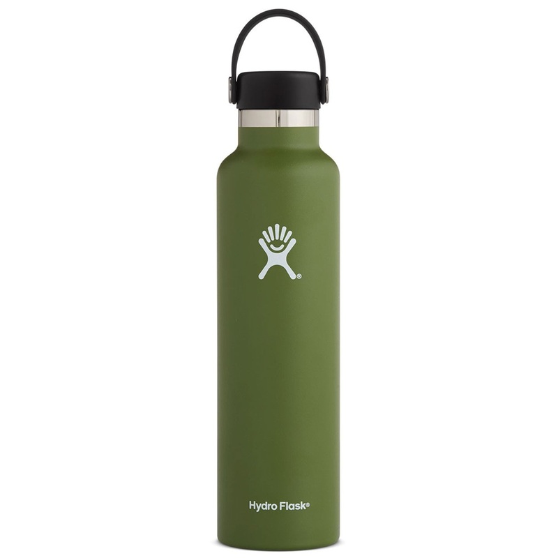 24oz Standard Mouth with Flex Cap Olive Bottle