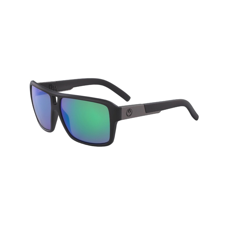 The Jam Sunglasses|O/S|MATTE BLACK GREEN ION