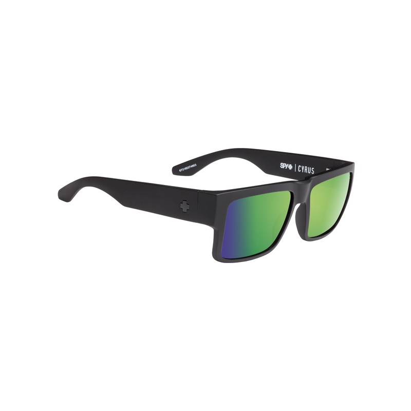 Cyrus Sunglasses|O/S|BLK/HD BRZ POL/GRN SPEC M