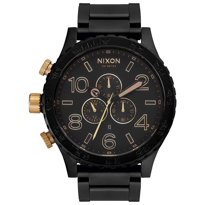 The 51-30 Chrono Watch|O/S|MATTE BLACK/GOLD (1041)