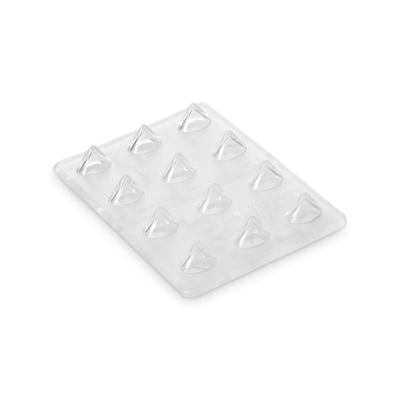 Mini Shark Teeth Traction Pad|O/S|CLEAR|BLACK|SMOKE