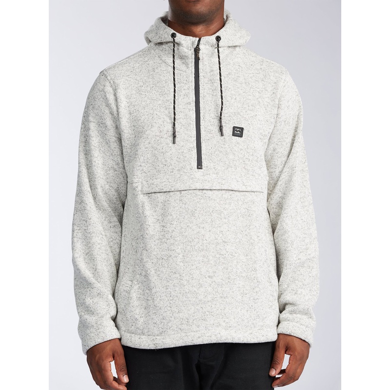 Boundary Adiv 1/2 Zip Hoodie|SM|MED|LRG|XL|XXL|GREY HEATHER (GRH)|BLACK (BLK)|NAVY (NVY)