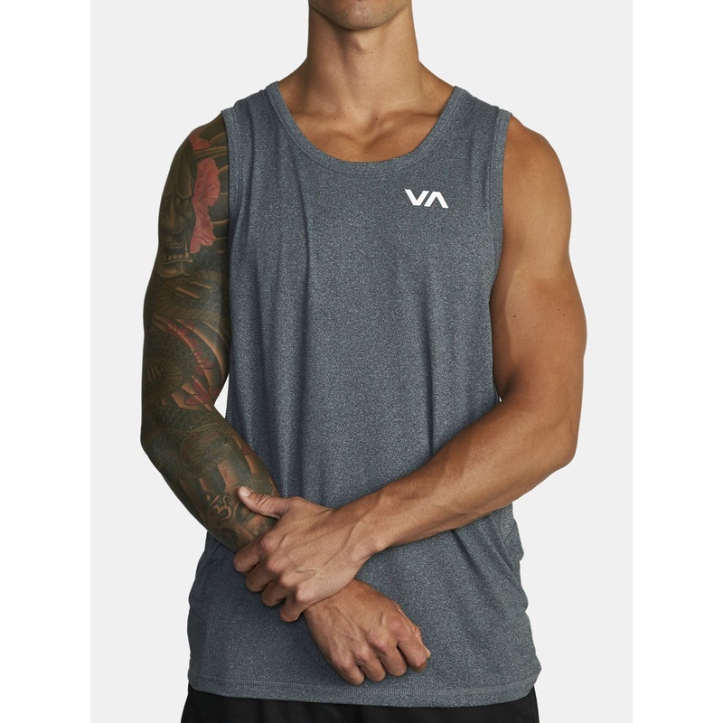 Sport VA Vent Tank Top|SM|MED|LRG|XL|XXL|CHARCOAL HEATHER (CCH)|CAMO (CAM)|BLACK (BLK)|OLIVE (OLV)|WHITE (WHT)
