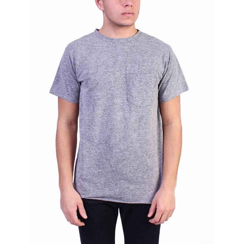 Tri-Blend Pocket T-Shirt|SM|MED|LRG|XL|XXL|HEATHER GREY|HEATHER NAVY|BLACK|HEATHER OLIVE|HEATHER PLUM