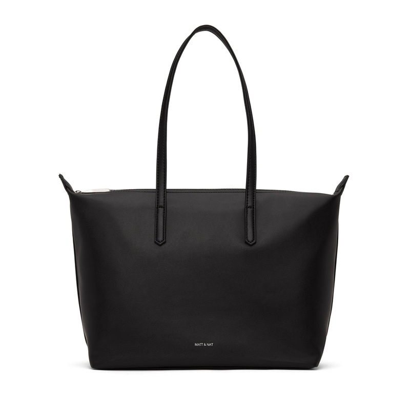 Abbi Tote Handbag|O/S|BLACK SHINY NICKEL