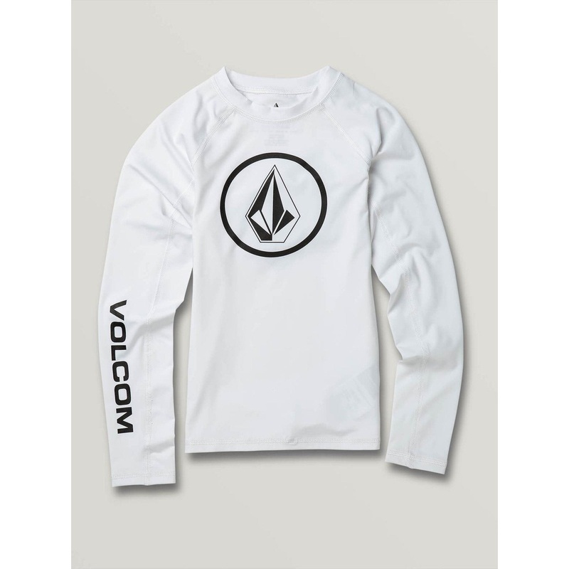 Lido Solid Long Sleeve Raglan Rashguard (Boys 7-14)