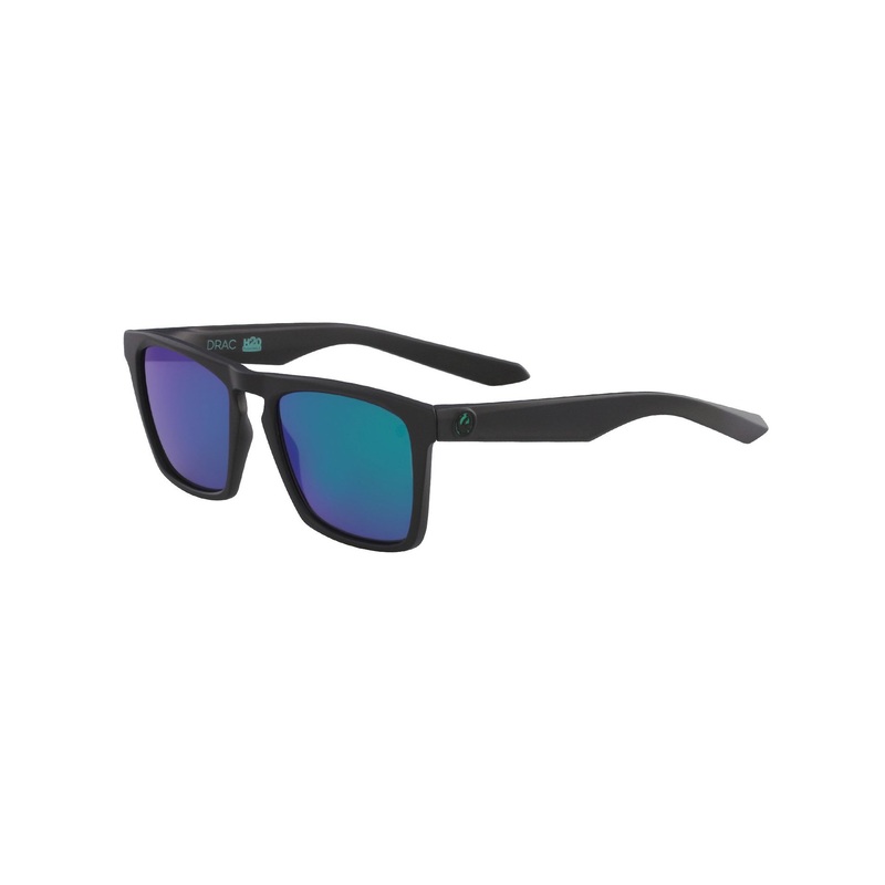 Drac Polarized Sunglasses|O/S|MTTE BLACK/LL GREEN