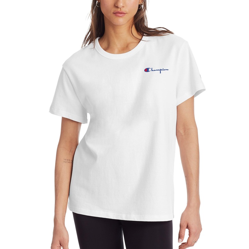 Boyfriend Left Chest Emb Script T-Shirt