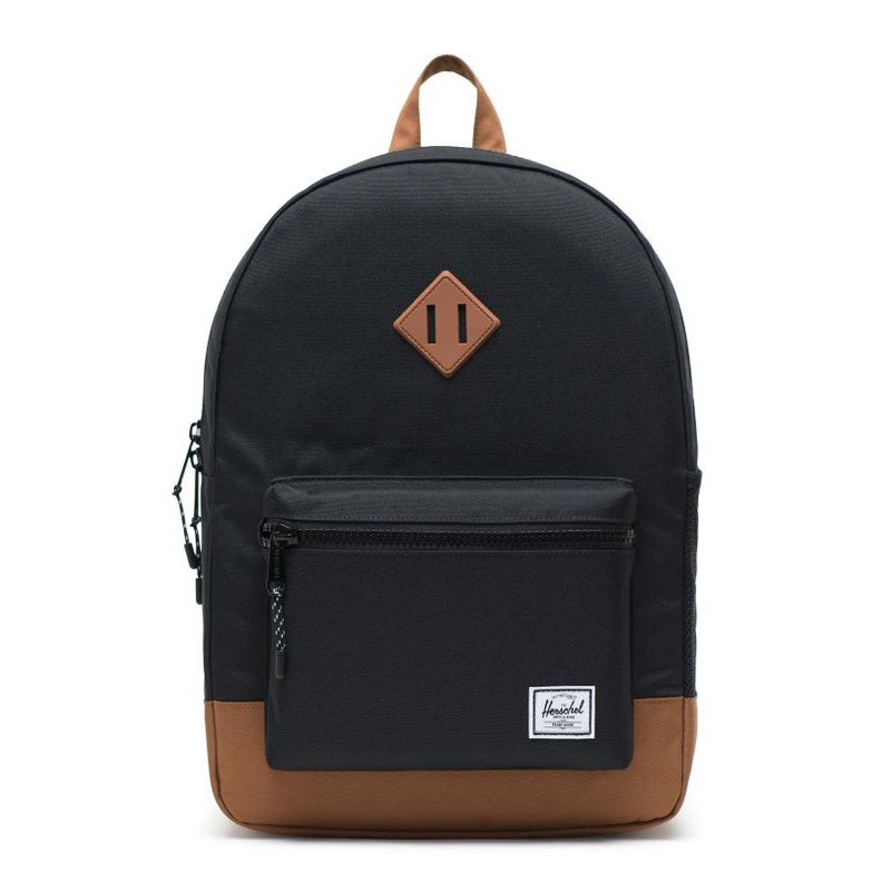 Heritage XL Backpack (Kids)|O/S|BLACK (00155)|WOODLAND CAMO (01609)|BLACK/SADDLE BRN (02462)|POLKA BLK WHT/RSE (04505)|IVY GREEN/SDL BRN (01810)