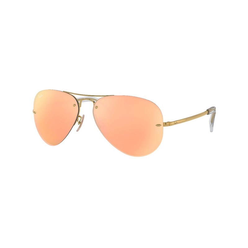 RB3449 Sunglasses|O/S|GOLD/LIGHT BROWN MIR PNK