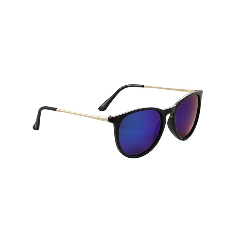 Sierra Polarized Sunglasses|O/S|BLACK/GOLD/BLUE MIRROR|BLACK/GOLD/GRADIENT SMOKE|BLACK/GOLD