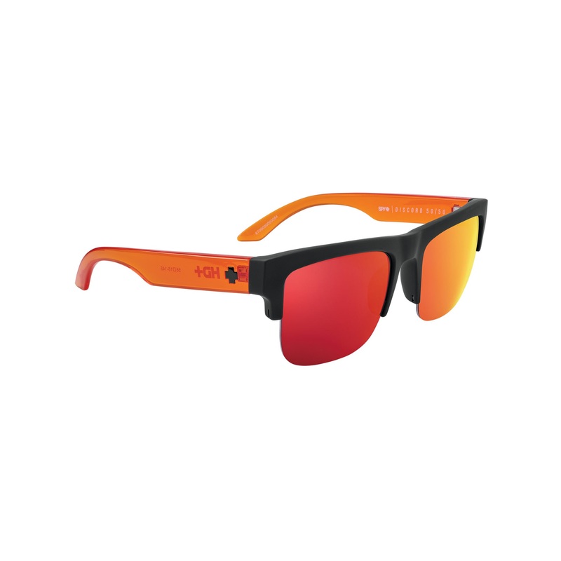 Discord 5050 Sunglasses|O/S|MTTE BLK/ORNGE/ORNGE SPEC
