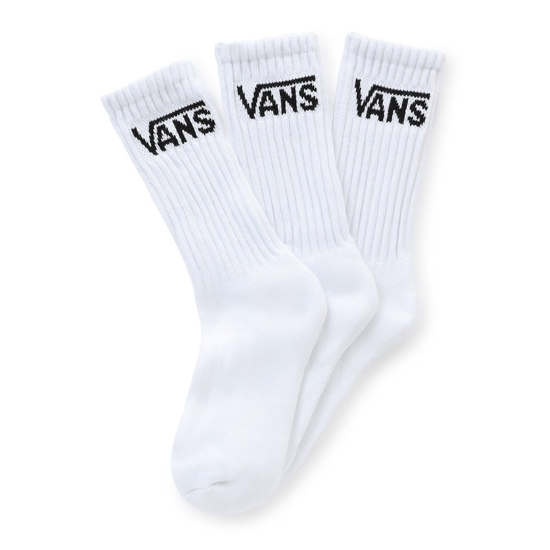 Classic 3 Pack Socks (Kids)|10-13.5|WHITE (WHT)|BLACK (BLK)|BLACK CHECKERBOARD (BKC)