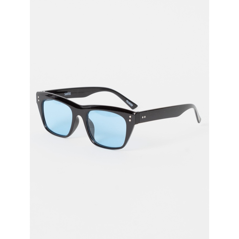 Santos Polarized Sunglasses|O/S|BLACK/BLUE|CLEAR|TRANSPARENT GREY|BLACK