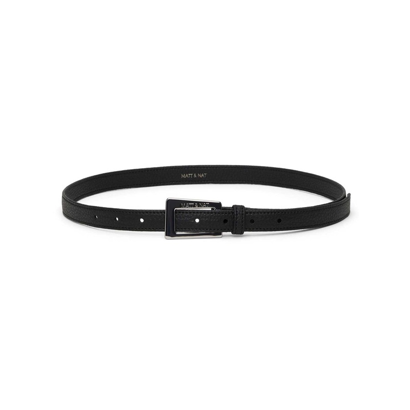 Bri Vegan Belt|SM|MED|LRG|BLACK