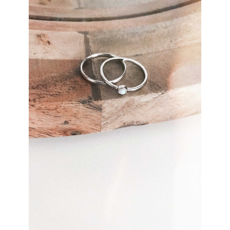 Baby Opal Ring|6|7|8|9|SILVER