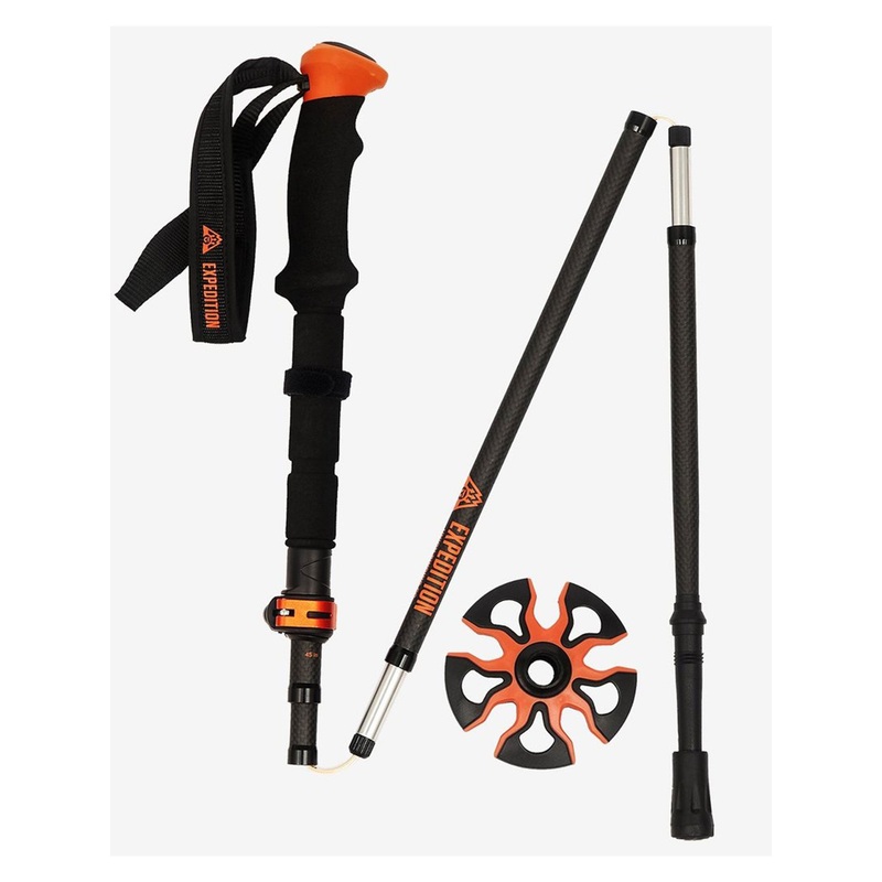Carbon Touring Poles|110-135CM|ORANGE