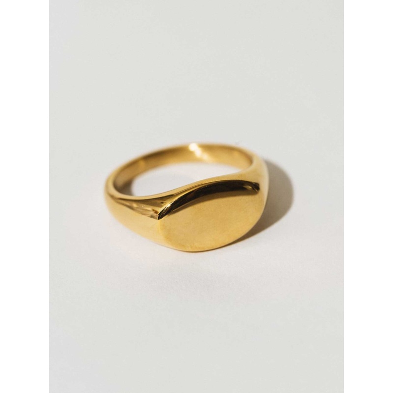 Signet Gold Ring|6|7|8|GOLD