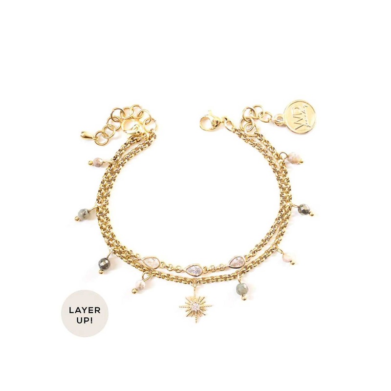 Stardust Gold 24K Set Bracelet
